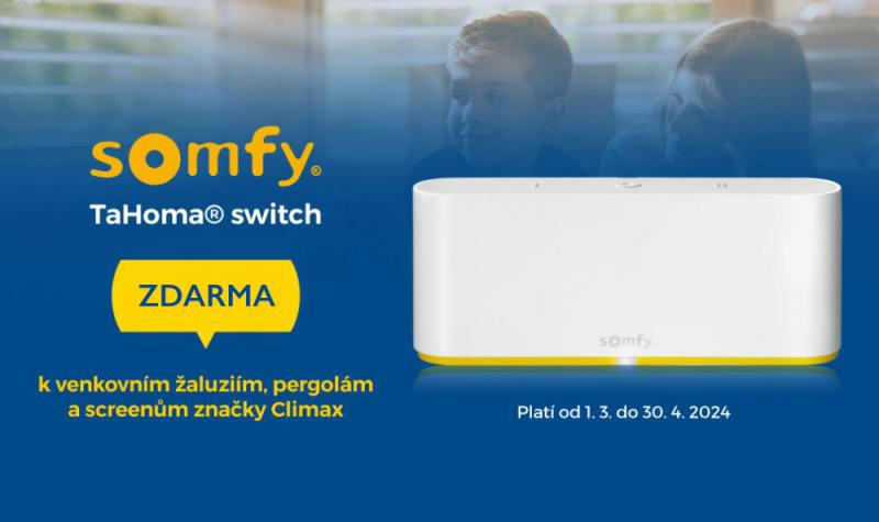 AKCE ‑ TaHoma Switch® ZDARMA